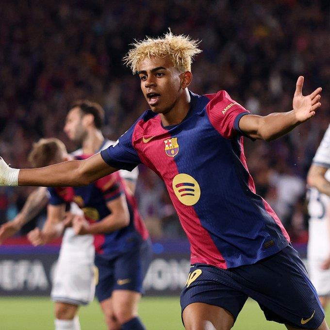Chính thức: Cú sút của Yamal ở trận bán kết lượt đi Champions League với Inter Milan được bình chọn là bàn thắng đẹp nhất Champions League mùa giải năm nay