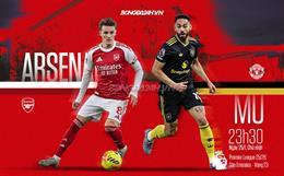 Nhận định Arsenal vs MU (23h30 ngày 25/1): Không dễ cho Pháo thủ